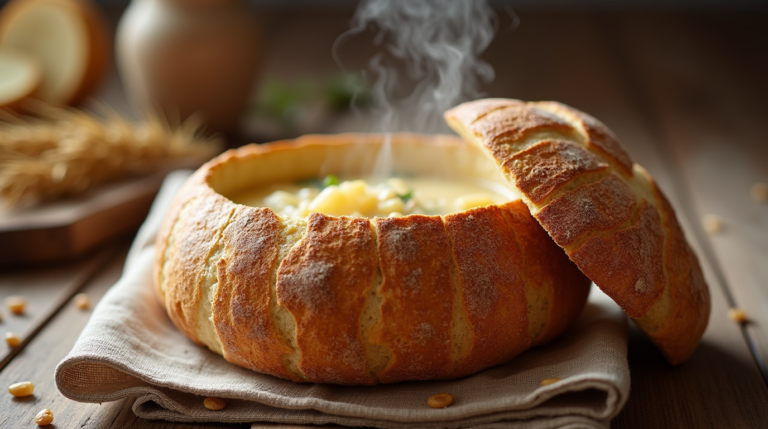 Homemade Sourdough Bread Bowl: The Ultimate Comfort Food
